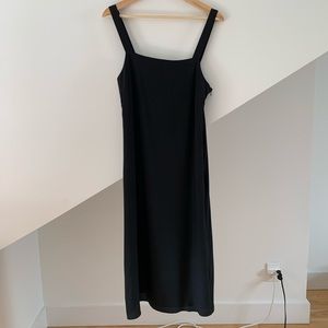 ISTOK black crepe silk dress